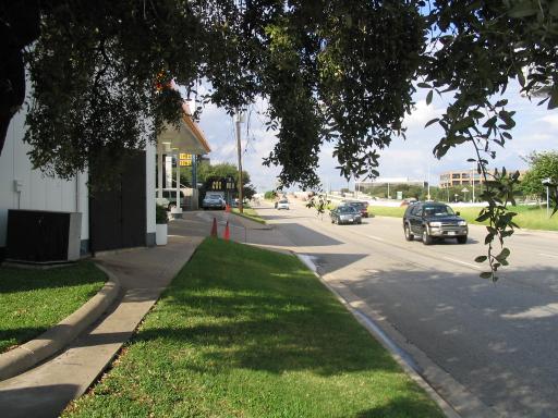 gas station looking northbound