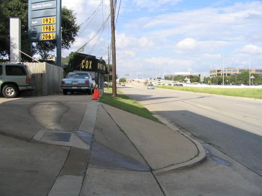 cox looking northbound